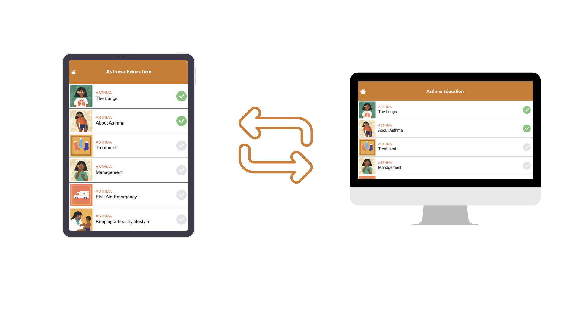 mobile responsive asthma app